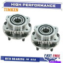 Wheel Hub Bearing 2PCSティムケンフロントホイールベアリンググランドキャラバンタウン&カントリーボイジャーのためのハブ 2pcs TIMKE...