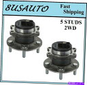 Wheel Hub Bearing 後輪ハブベアリングアセンブリフィット三菱アウトランダー2WD 2013-2016(ペア) Rear Wheel Hub Be...