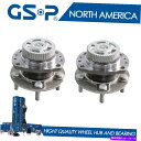 Wheel Hub Bearing 2つの新しい後輪ハブのセットとグランドキャラバンのベアリングアセンブリw/ abs Set of 2 New REAR Wh...