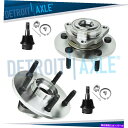 Wheel Hub Bearing フロントホイールベアリングハブ下部ボールジョイント2002-05ダッジラム1500 5ラグなし腹筋 Front Wheel Bearing Hub Lower Ball Joint for 2002-05 Dodge Ram 1500 5 Lug NO ABS