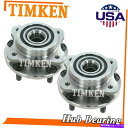 Wheel Hub Bearing ダッジグランドキャラバンボイジャーのためのティムケンフロントホイングベアリングアセンブリ TIMKEN Front Wheel Hub Bearing Assembly Set For Dodge Grand Caravan Voyager