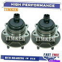 Wheel Hub Bearing クライスラータウン&カントリーダッジグランドキャラバンのための2xティムケンリアホイールベアリングハブ 2X Timken ...
