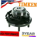 Wheel Hub Bearing ダッジグランドキャラバンラムC / V w / abs 5ラグ用のティムケンリアホイールベアリング&ハブ TIMKEN Re...
