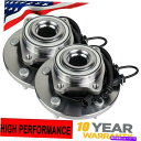 Wheel Hub Bearing 2008年から2016年のダッジグランドキャラバンタウン&カントリー5ラグの2つのフロントホイールベアリングハブ 2 Fro...