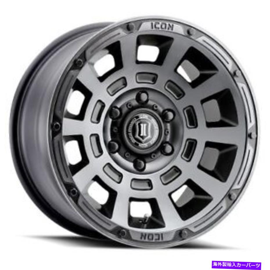 17x8.5 Icon Alloys Thrust Smoked Satin Black Wheels 5x150 (25mm) Set of 4カテゴリホイール　4本セット状態新品メーカー車種発送詳細全国一律 送料無料 （※北海道、沖縄、離島は省く）商品詳細輸入商品の為、英語表記となります。Condition: NewSet Size: 4Size: 17x8.5Weight: 120Hub Bore: 110 mm.1mmBrand: IconRim Width: 8.5Manufacturer Part Number: 2817855557SSBTModel: ThrustRim Diameter: 17Finish: Smoked Satin BlackBolt Pattern: 5x150Offset: 25《ご注文前にご確認ください》■海外輸入品の為、NC・NRでお願い致します。■取り付け説明書は基本的に付属しておりません。お取付に関しましては専門の業者様とご相談お願いいたします。■通常2〜4週間でのお届けを予定をしておりますが、天候、通関、国際事情により輸送便の遅延が発生する可能性や、仕入・輸送費高騰や通関診査追加等による価格のご相談の可能性もございますことご了承いただいております。■海外メーカーの注文状況次第では在庫切れの場合もございます。その場合は弊社都合にてキャンセルとなります。■配送遅延、商品違い等によってお客様に追加料金が発生した場合や取付け時に必要な加工費や追加部品等の、商品代金以外の弊社へのご請求には一切応じかねます。■弊社は海外パーツの輸入販売業のため、製品のお取り付けや加工についてのサポートは行っておりません。専門店様と解決をお願いしております。■大型商品に関しましては、配送会社の規定により個人宅への配送が困難な場合がございます。その場合は、会社や倉庫、最寄りの営業所での受け取りをお願いする場合がございます。■輸入消費税が追加課税される場合もございます。その場合はお客様側で輸入業者へ輸入消費税のお支払いのご負担をお願いする場合がございます。■商品説明文中に英語にて”保証”関する記載があっても適応はされませんのでご了承ください。■海外倉庫から到着した製品を、再度国内で検品を行い、日本郵便または佐川急便にて発送となります。■初期不良の場合は商品到着後7日以内にご連絡下さいませ。■輸入商品のためイメージ違いやご注文間違い当のお客様都合ご返品はお断りをさせていただいておりますが、弊社条件を満たしている場合はご購入金額の30％の手数料を頂いた場合に限りご返品をお受けできる場合もございます。(ご注文と同時に商品のお取り寄せが開始するため)（30％の内訳は、海外返送費用・関税・消費全負担分となります）■USパーツの輸入代行も行っておりますので、ショップに掲載されていない商品でもお探しする事が可能です。お気軽にお問い合わせ下さいませ。[輸入お取り寄せ品においてのご返品制度・保証制度等、弊社販売条件ページに詳細の記載がございますのでご覧くださいませ]&nbsp;