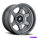 ホイール 4本セット 17x10 d665燃料shokマットガンメタルホイール5x5(-18mm)セット4のセット 17x10 D665 Fuel Shok Matte Gunmetal Wheels 5x5 (-18mm) Set of 4(2)