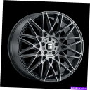ホイール 4本セット 18x8 TOUREN TR78ブラシ付きマットブラックW/ダークチントホイール5x120(40mm)セット4 18x8 TOUREN T...