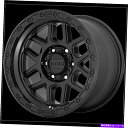 ホイール　4本セット 17x9 kmc km544グロスブラックリップホイール付きサテンブラック6x5.5（-12mm）セット4 17x9 KMC KM544 Satin Black With Gloss Black Lip Wheels 6x5.5 (-12mm) Set of 4