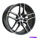 ホイール　4本セット 18x8 konig 49mb意図グロスブラック機械加工ホイール5x120（35mm）セット4 18x8 Konig 49MB Intention Gloss Black Machined Wheels 5x120 (35mm) Set of 4