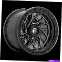 ホイール 4本セット 18x7燃料D741ランナーUTVグロスブラックミリングホイール4x156(13mm)4のセット 18x7 Fuel D741 Runner UTV Gloss Black Milled Wheels 4x156 (13mm) Set of 4(2)