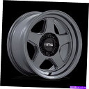 ホイール 4本セット 17x8.5 kmc km728ロボマットアントララサイトホイール6x5.5(-10mm)セット4 17x8.5 KMC KM728 Lobo Matte Anthracite Wheels 6x5.5 (-10mm) Set of 4(2)
