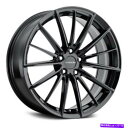 ホイール 4本セット 18x8ビジョン473軸光沢ブラックホイール5x4.5(38mm)セット4 18x8 Vision 473 Axis Gloss Blac...