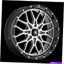 ホイール 4本セット 20x7 MSAオフロードホイールM45グロスブラック機械加工ホイール4x156(0mm)4のセット 20x7 MSA Offroad W...