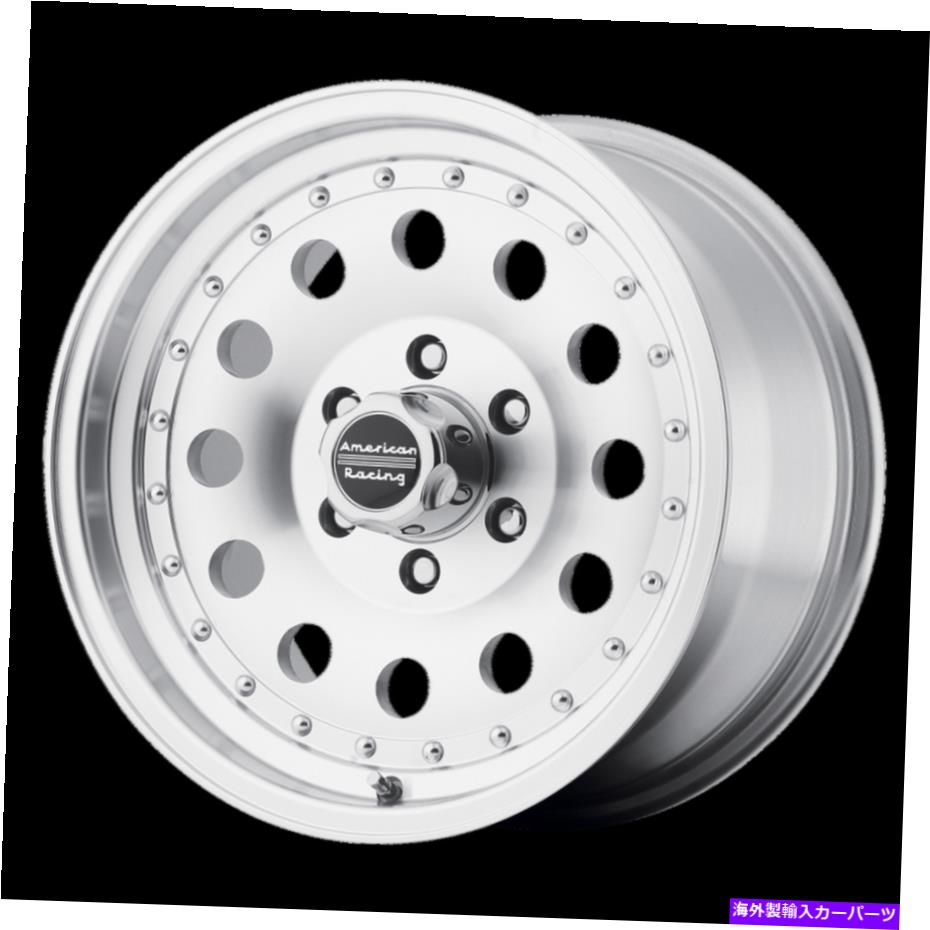 ホイール　4本セット 18x8 American Racing AR62 Outlaw II機械加工ホイール6x120（18mm）4のセット 18x8 American Racing AR62 OUTLAW II Machined Wheel 6x120 (18mm) Set of 4