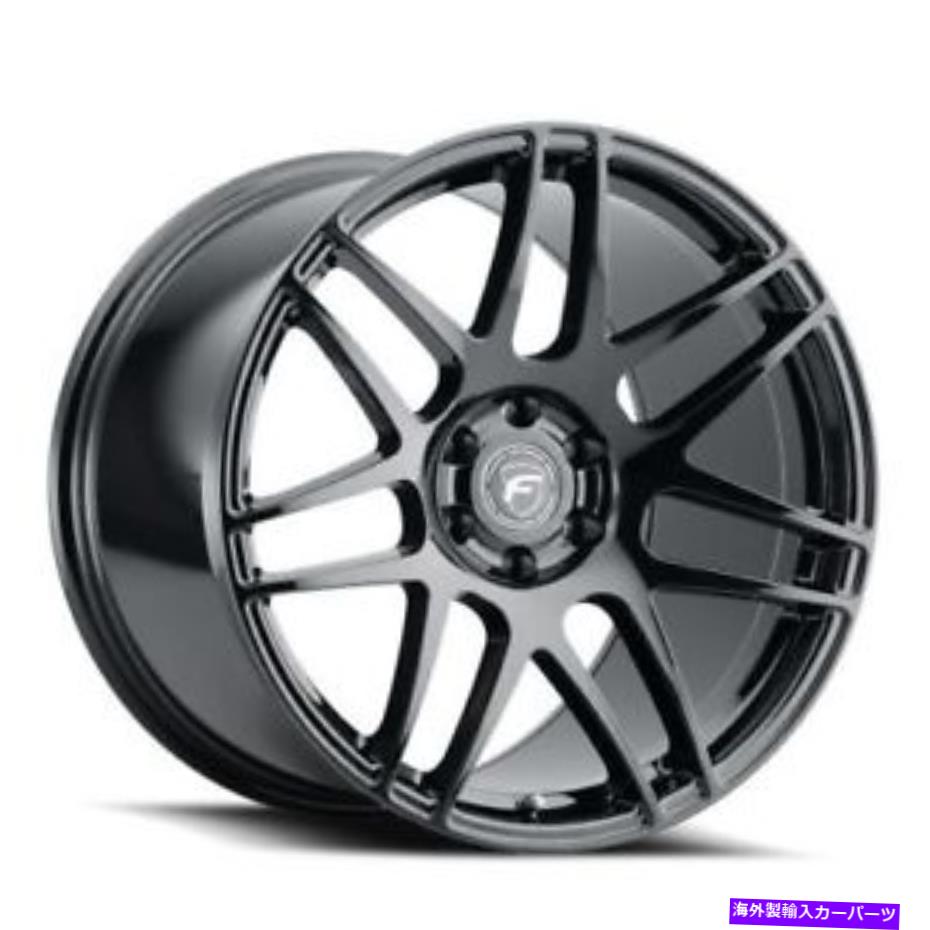 ホイール　4本セット 19x9.5 Fortestar F251 F14光沢ブラックホイール5x4.5（35mm）セット4 19x9.5 Forgestar F251 F14 Gloss Black Wheels 5x4.5 (35mm) Set of 4