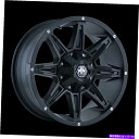 ホイール 4本セット 20x9 Mayhem Rampage Matteブラックホイール8x6.5/8x170(0mm)4のセット 20x9 MAYHEM Ra...