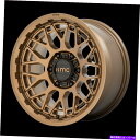 ホイール　4本セット 17x8.5 kmc km722テクニックマットブロンズホイール5x5（18mm）セット4 17x8.5 KMC KM722 Technic Matte Bronze Wheels 5x5 (18mm) Set of 4