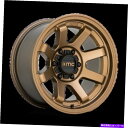 ホイール 4本セット 17x9 kmc km723トレイルマットブロンズホイール5x5(-12mm)セット4 17x9 KMC KM723 TRAIL Matt...