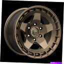 ホイール 4本セット 17x9燃料D735ワープマットブロンズホイール5x5(1mm)セット4のセット 17x9 Fuel D735 Warp Matte Br...