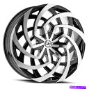 ホイール 4本セット 20x8.5 Azara Aza-521 Gloss Black&Machined Wheels 5x112/5x4.5(35mm)セット...