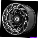 ホイール 4本セット 17x9 XDシリーズXD860オンスロートグロスブラックミリングホイール6x5.5(-12mm)セット4 17x9 XD Series ...