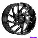 ホイール 4本セット 17x9ウルトラ221bmカーネージグロスブラックミリングホイール5x5(10mm)セット4のセット 17x9 Ultra 221BM C...