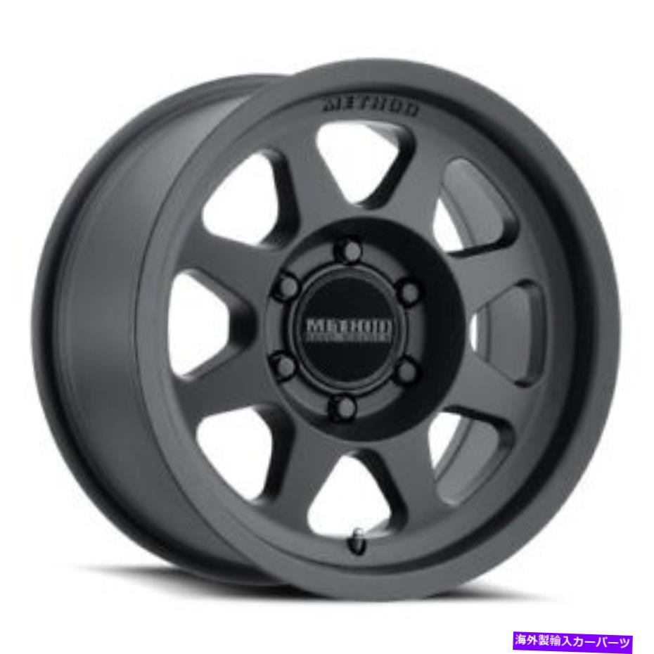 ۥ롡4ܥå 17x7.5᥽åMR701ޥåȥ֥åۥ5x16050mm˥å4 17x7.5 Method MR701 Matte Black Wheels 5x160 (50mm) Set of 4