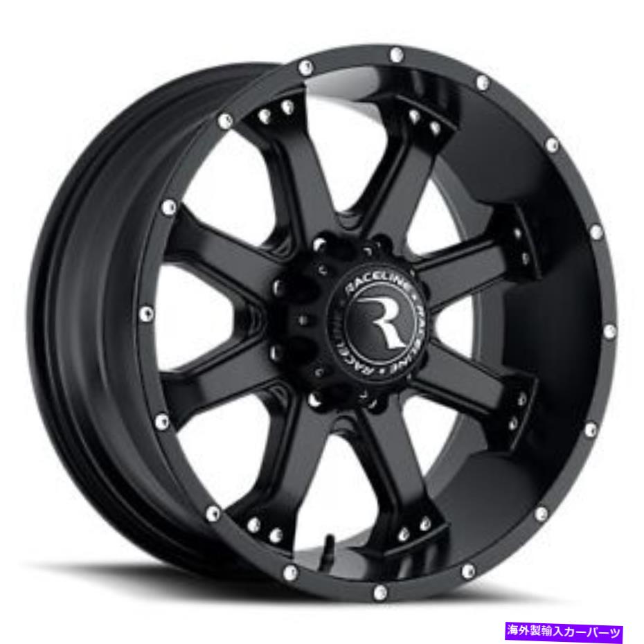 ホイール　4本セット 17x9 Raceline 991b Assault Satin Black Wheels 5x5.5（0mm）セット4のセット 17x9 Raceline 991B Assault Satin Black Wheels 5x5.5 (0mm) Set of 4(2)
