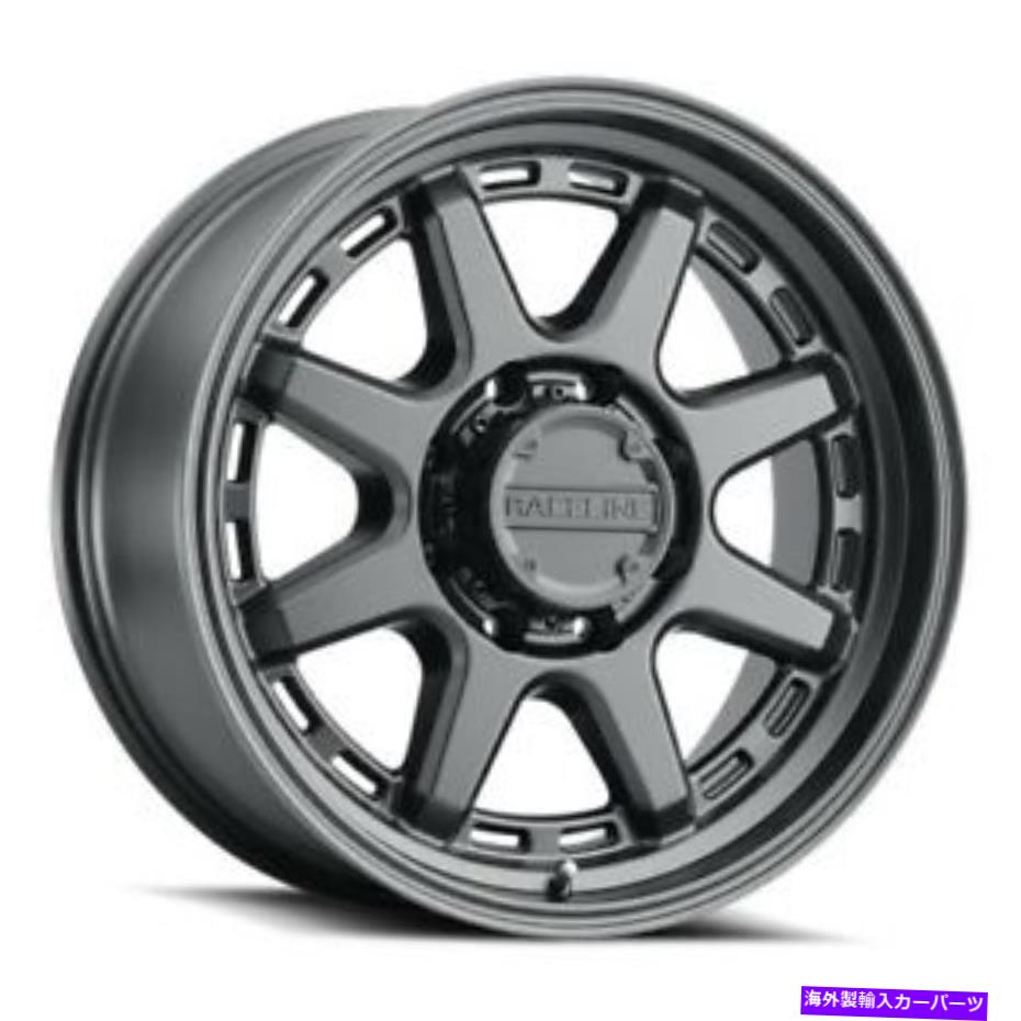 ホイール　4本セット 17x9 Raceline 947bスカウトサテンブラックホイール8x6.5（18mm）セット4 17x9 Raceline 947B Scout Satin Black Wheels 8x6.5 (18mm) Set of 4