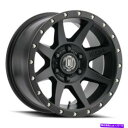 ホイール 4本セット 17x8.5アイコン合金リバウンドサテンブラックホイール8x6.5(13mm)セット4 17x8.5 Icon Alloys Reboun...