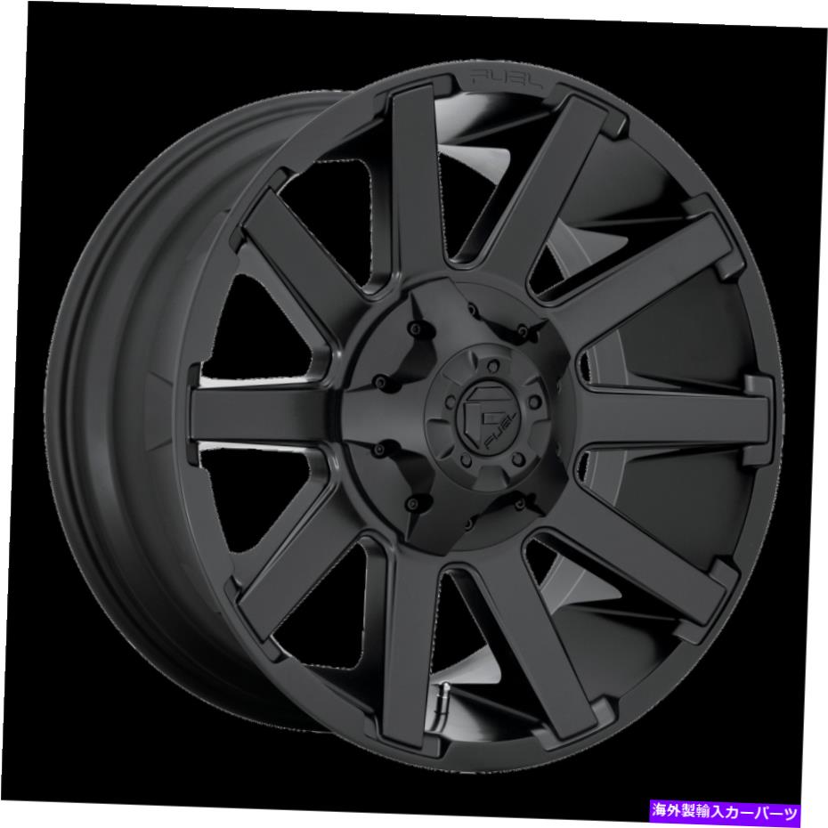 ホイール　4本セット 18x9燃料1PC D437コントラサテンブラックホイール5x5.5/5x150（1mm）セット4 18x9..