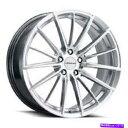 ホイール 4本セット 20x8.5ビジョン473軸ハイパーシルバー機械加工ホイール5x4.5(35mm)セット4 20x8.5 Vision 473 Axis Hyper Silver Machined Wheels 5x4.5 (35mm) Set of 4(2)