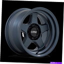 ホイール 4本セット 17x8.5 kmc km728ロボメタリックブルーホイール5x5(-10mm)セット4 17x8.5 KMC KM728 Lobo Metallic Blue Wheels 5x5 (-10mm) Set of 4(2)
