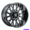 ホイール 4本セット 20x12ビジョン412ロッカーグロスブラックホイール6x5.5(-51mm)セット4 20x12 Vision 412 Rocker G...