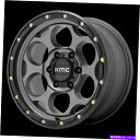 ホイール 4本セット 17x8.5 kmc km541ダーティハリーサテングレーw/ブラックリップホイール6x5.5(0mm)セット4 17x8.5 KMC KM541 Dirty Harry Satin Gray W/Black Lip Wheels 6x5.5 (0mm) Set of 4(2)
