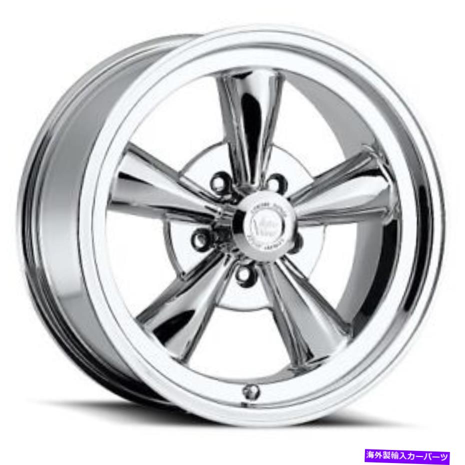 ホイール　4本セット 17x8アメリカンマッスル141Hレジェンド5クロムホイール5x4.75（0mm）セット4 17x8 American Muscle 141H Legend 5 Chrome Wheels 5x4.75 (0mm) Set of 4