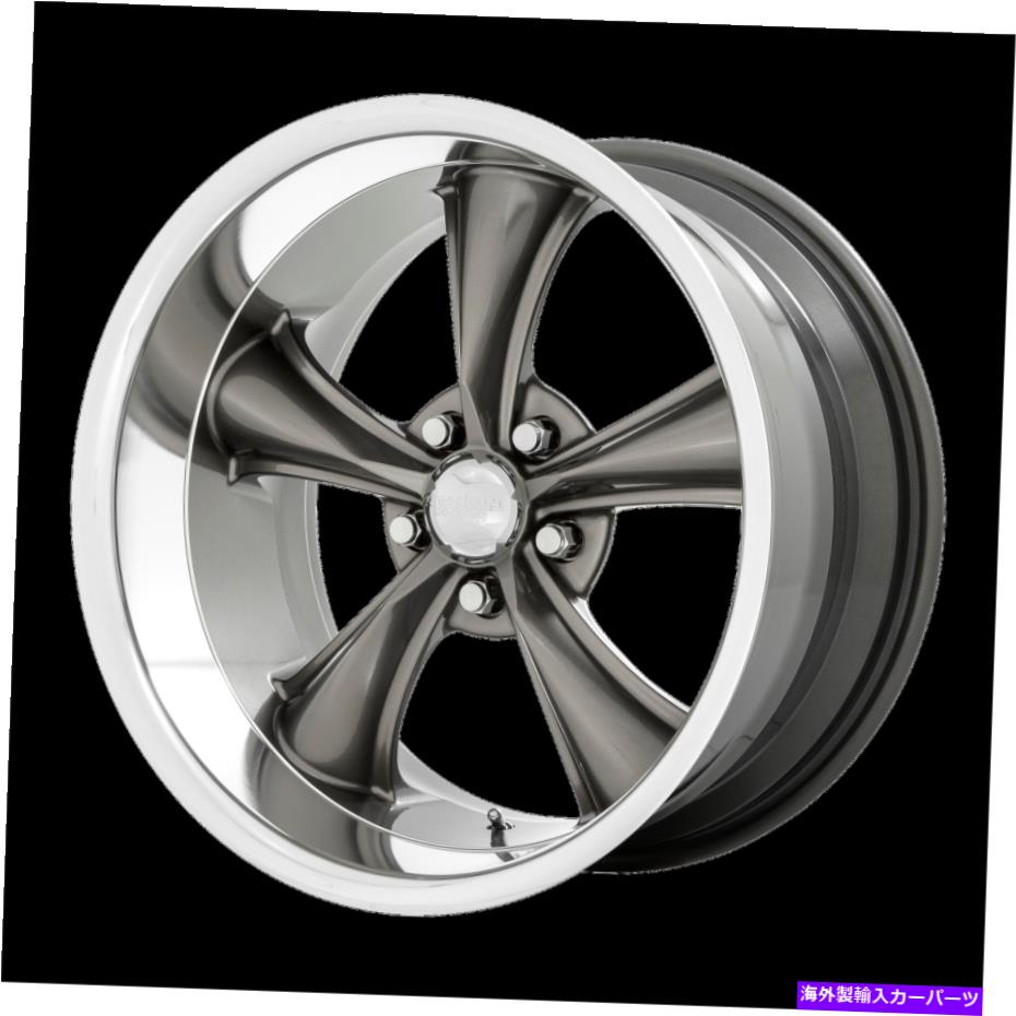 ホイール　4本セット 18x8アメリカンレーシングVN338ボスTTグラファイトホイール5x4.75（2mm）セット4 18x8 American Racing VN338 BOSS TT Graphite Wheel 5x4.75 (2mm) Set of 4