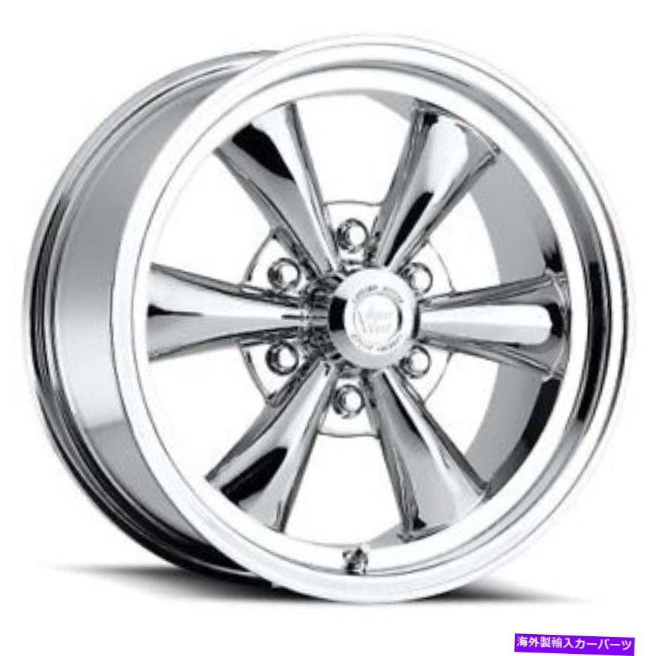 ホイール　4本セット 17x8アメリカンマッスル141Hレジェンド6クロムホイール6x5.5（19mm）セット4 17x8 American Muscle 141H Legend 6 Chrome Wheels 6x5.5 (19mm) Set of 4