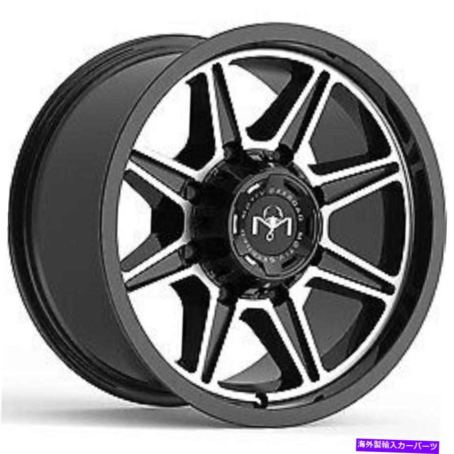 ホイール　4本セット 20x10 Motiv Off Road 428MB Balast Gloss Blk Mach Wheels 5x5.5（-12mm）セット4 20x10 Motiv Off Road 428MB Balast Gloss Blk Mach Wheels 5x5.5 (-12mm) Set of 4