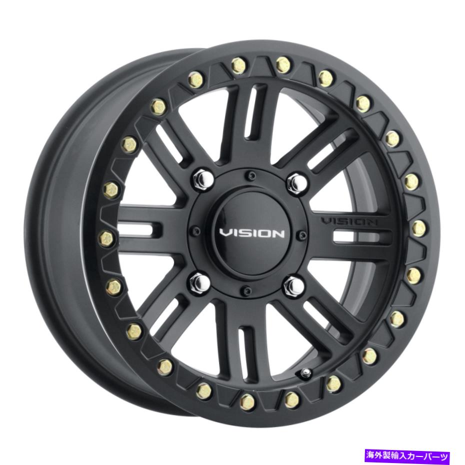 15x7 Vision 356 Manx 2 Beadlock Satin Black Wheels 4x156 (13mm) Set of 4カテゴリホイール　4本セット状態新品メーカー車種発送詳細全国一律 送料無料 （※北海道、沖縄、離島は省く）商品詳細輸入商品の為、英語表記となります。Condition: NewBrand: VisionManufacturer Part Number: 356BLA147156SBBR44Wheel Diameter: 15Wheel Width: 7Offset: 13mmBolt Pattern: 4x156Quantity: 4Color: Satin BlackFinish: Satin BlackHub Bore: 131.1Model: 356 Manx 2 BeadlockSet Size: 4Size: 15x7Weight: 72《ご注文前にご確認ください》■海外輸入品の為、NC・NRでお願い致します。■取り付け説明書は基本的に付属しておりません。お取付に関しましては専門の業者様とご相談お願いいたします。■通常2〜4週間でのお届けを予定をしておりますが、天候、通関、国際事情により輸送便の遅延が発生する可能性や、仕入・輸送費高騰や通関診査追加等による価格のご相談の可能性もございますことご了承いただいております。■海外メーカーの注文状況次第では在庫切れの場合もございます。その場合は弊社都合にてキャンセルとなります。■配送遅延、商品違い等によってお客様に追加料金が発生した場合や取付け時に必要な加工費や追加部品等の、商品代金以外の弊社へのご請求には一切応じかねます。■弊社は海外パーツの輸入販売業のため、製品のお取り付けや加工についてのサポートは行っておりません。専門店様と解決をお願いしております。■大型商品に関しましては、配送会社の規定により個人宅への配送が困難な場合がございます。その場合は、会社や倉庫、最寄りの営業所での受け取りをお願いする場合がございます。■輸入消費税が追加課税される場合もございます。その場合はお客様側で輸入業者へ輸入消費税のお支払いのご負担をお願いする場合がございます。■商品説明文中に英語にて”保証”関する記載があっても適応はされませんのでご了承ください。■海外倉庫から到着した製品を、再度国内で検品を行い、日本郵便または佐川急便にて発送となります。■初期不良の場合は商品到着後7日以内にご連絡下さいませ。■輸入商品のためイメージ違いやご注文間違い当のお客様都合ご返品はお断りをさせていただいておりますが、弊社条件を満たしている場合はご購入金額の30％の手数料を頂いた場合に限りご返品をお受けできる場合もございます。(ご注文と同時に商品のお取り寄せが開始するため)（30％の内訳は、海外返送費用・関税・消費全負担分となります）■USパーツの輸入代行も行っておりますので、ショップに掲載されていない商品でもお探しする事が可能です。お気軽にお問い合わせ下さいませ。[輸入お取り寄せ品においてのご返品制度・保証制度等、弊社販売条件ページに詳細の記載がございますのでご覧くださいませ]&nbsp;