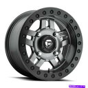 ホイール 4本セット 14x7 D918 Fuel Anza UTV BeadLock Matte Gunmetal Wheels 4x156(13mm)セット...