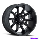 ホイール 4本セット 20x9ビジョンオフロード415爆弾サテンブラックホイール6x5.5(0mm)セット4 20x9 Vision Off-Road 415 ...