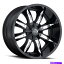 ۥ롡4ܥå 20x10ӥ󥪥ե423ޥ˥å֥åùۥ8x170-25mm˥å4 20x10 Vision Off-Road 423 Manic Black Machined Wheels 8x170 (-25mm) Set of 4