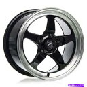 ホイール 4本セット 17x4.5 Fortestar F091 D5ドラッググロスブラックマッハホイール5x4.75(-26mm)セット4 17x4.5 Forgestar F091 D5 Drag Gloss Black Mach Wheels 5x4.75 (-26mm) Set of 4(2)
