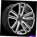 ホイール 4本セット 24x10ダブS255フレックスグロスブラックミリングホイール6x5.5(30mm)セット4のセット 24x10 Dub S255 Fle...
