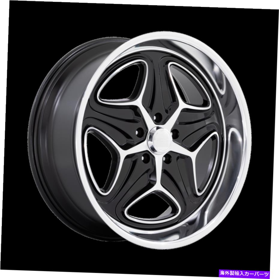 ホイール　4本セット 22x9 Foose F171 Merlot Gloss Black MachinedWheels 5x5（15mm）セット4 22x9 Foose F171 Merlot Gloss Black Machined Wheels 5x5 (15mm) Set of 4(2)