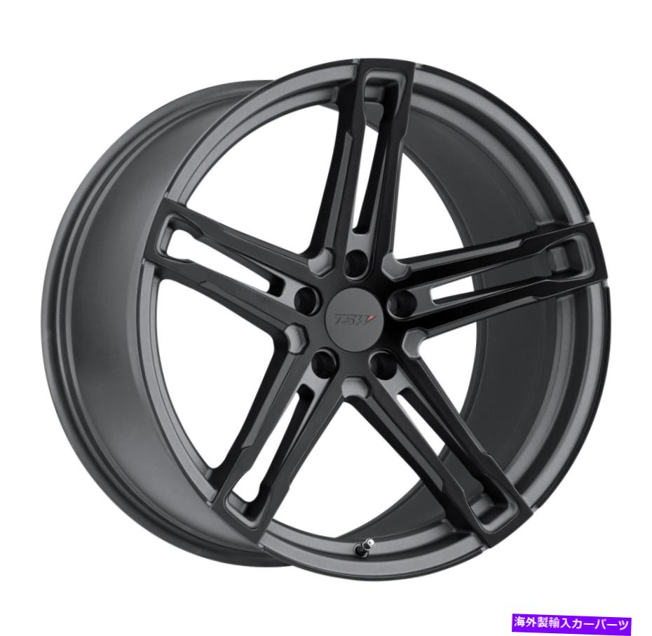 ホイール　4本セット 20x10 TSWメカニカガンメタルw/マットブラックフェイスホイール5x120（35mm）セット4のセット 20x10 TSW Mechanica Gunmetal W/Matte Black Face Wheels 5x120 (35mm) Set of 4