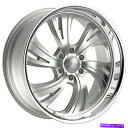 ホイール 4本セット 22x11ドロップスター658bsシルバー ブラシ付きフェイスホイール5x5.5（40mm）セット4のセット 22x11 Dropstars 658BS Silver with Brushed Face Wheels 5x5.5 (40mm) Set of 4