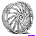 ホイール 4本セット 24x9 azara aza-508ナノクロムホイール5x115/5x120(18mm)セット4 24x9 Azara AZA-508 Nano Chrome Wheels 5x115/5x120 (18mm) Set of 4(2)