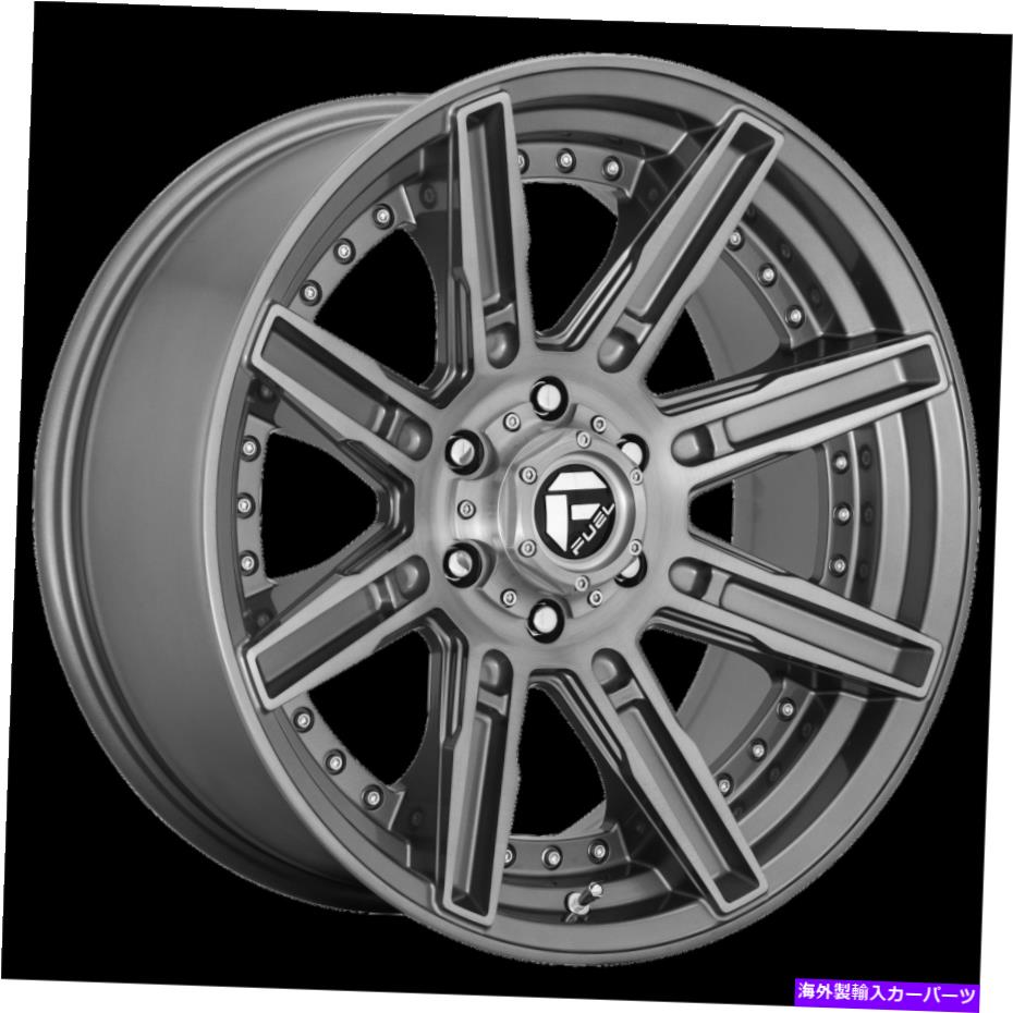 ホイール　4本セット 20x9燃料D710不正なプラチナガンメタルホイール5x150（1mm）セット4のセット 20x9 Fuel D710 Rogue Platinum Gun Metal Wheels 5x150 (1mm) Set of 4